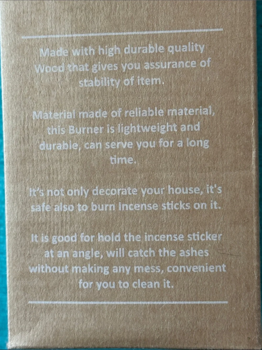 Green Wooden Chakra Incense Holder - Home Accents
